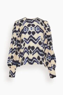 ULLA JOHNSON Lilliana Blouse In Nimbus