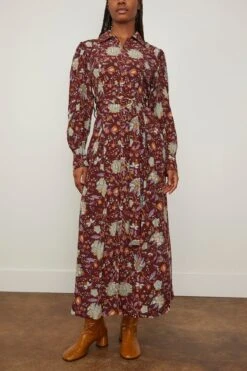 ULLA JOHNSON Athena Dress In Heliotrope -Ulla Luxe Sales Store 297375 2