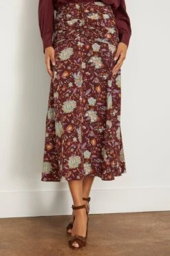 ULLA JOHNSON Imani Skirt In Heliotrope -Ulla Luxe Sales Store 297409 2