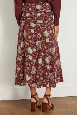 ULLA JOHNSON Imani Skirt In Heliotrope -Ulla Luxe Sales Store 297409 3