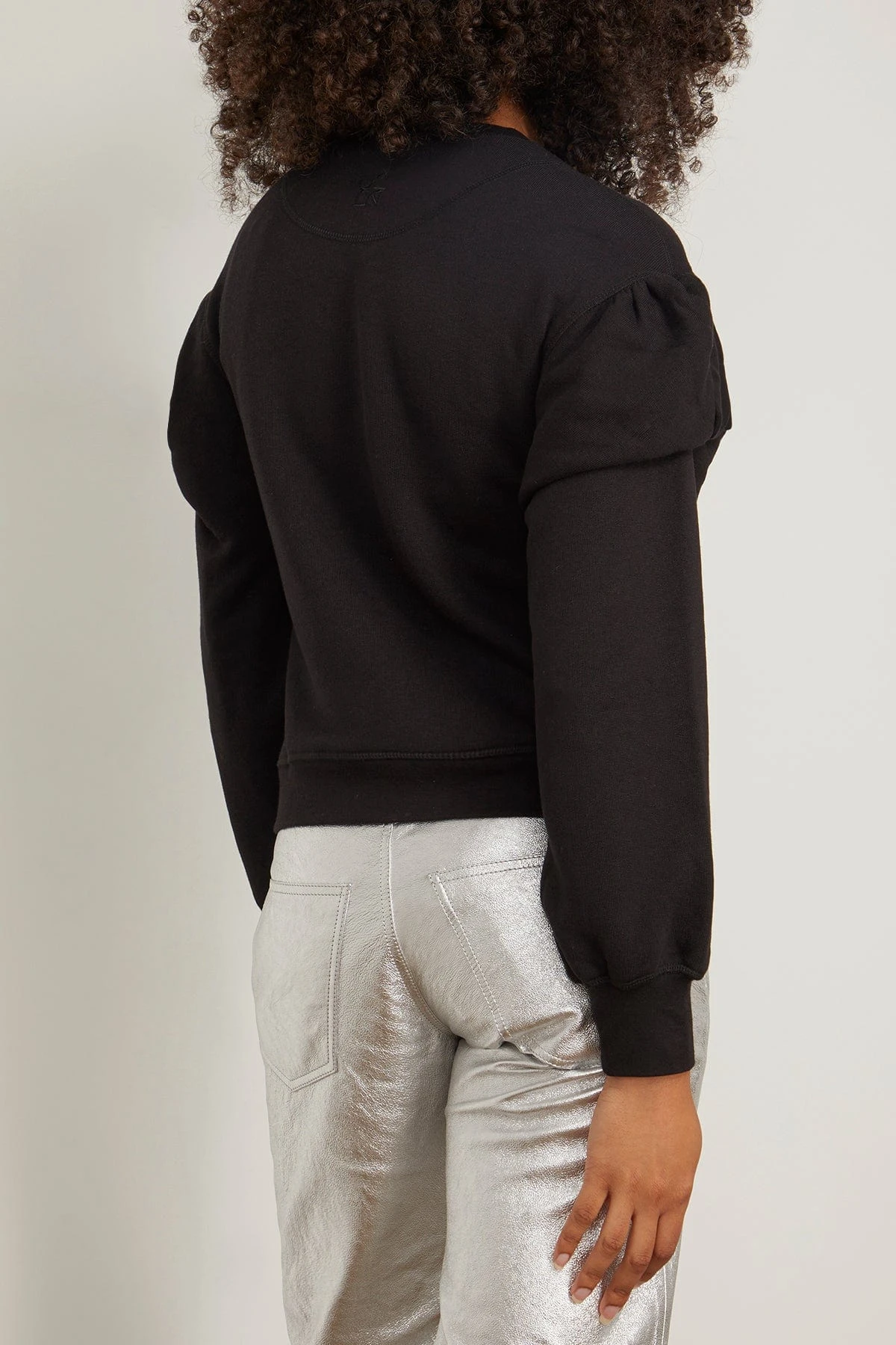 ULLA JOHNSON Pilar Pullover In Noir 4 ULLA JOHNSON Pilar Pullover In Noir - Image 4