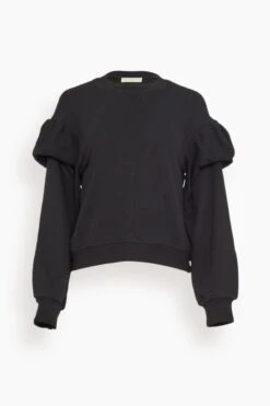 ULLA JOHNSON Pilar Pullover In Noir