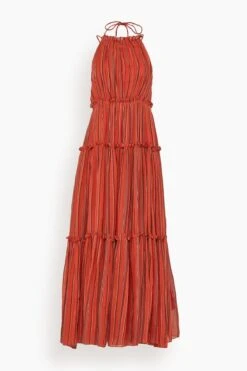 ULLA JOHNSON Giulietta Dress In Porto