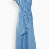 ULLA JOHNSON Lali Dress In River