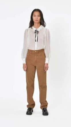 Ulla JohnsonAgnes Jeans - Umber