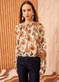 Ulla JohnsonBernadette Blouse - Freesia