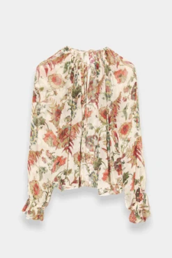 Ulla JohnsonBernadette Chiffon Blouse - Freesia