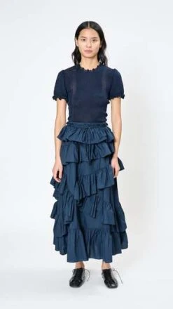 Ulla JohnsonCornelia Skirt - Midnight
