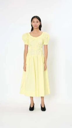 Ulla JohnsonGolda Dress - Lemon Quartz