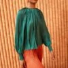 Ulla JohnsonAidy Blouse - Jadeite