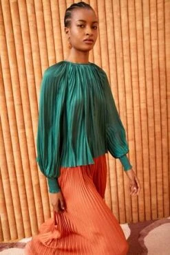 Ulla JohnsonAidy Blouse - Jadeite