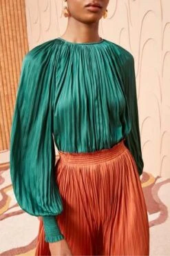 Ulla JohnsonAidy Blouse - Jadeite -Ulla Luxe Sales Store Ulla Johnson Aidy Blouse Jadeite 20231031183014