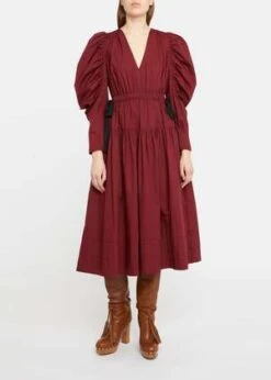 Ulla JohnsonAlthea Dress - Bordeaux