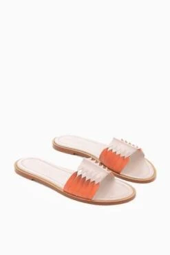 Ulla JohnsonAmeya Twisted Contrast Slide - Cherry Blossom -Ulla Luxe Sales Store Ulla Johnson Ameya Twisted Contrast Slide Cherry Blossom 20230216010105