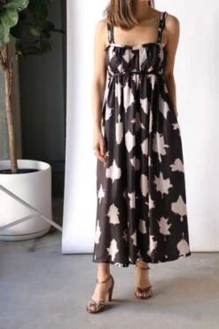 Ulla JohnsonPenelope Dress - Noir Blur -Ulla Luxe Sales Store Ulla Johnson Penelope Dress in Noir Blur 20230414003453 1