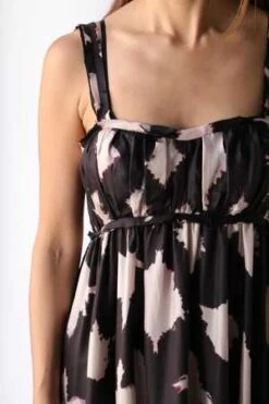 Ulla JohnsonPenelope Dress - Noir Blur -Ulla Luxe Sales Store Ulla Johnson Penelope Dress in Noir Blur 20230414003454