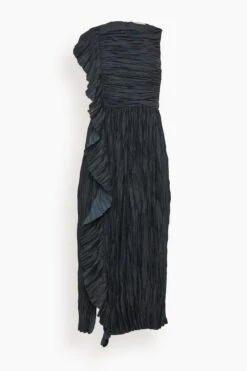 ULLA JOHNSON Circe Gown In Noir