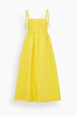 ULLA JOHNSON Laetitia Dress In Sunsprite