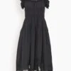 ULLA JOHNSON Leona Dress In Noir