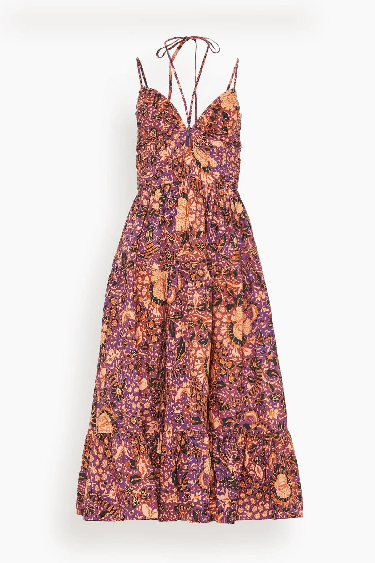 ULLA JOHNSON Phoebe Dress In Black Currant 1 ULLA JOHNSON Phoebe Dress In Black Currant