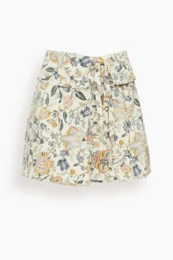 ULLA JOHNSON Dimi Skirt In Gardenia