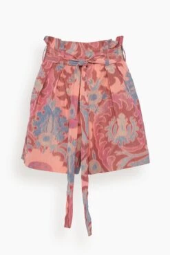 ULLA JOHNSON Abri Shorts In Passion Flower