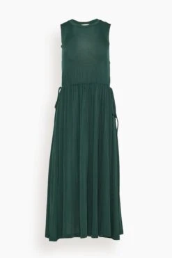 ULLA JOHNSON Clea Dress In Cypress