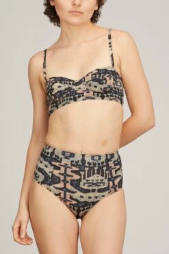 ULLA JOHNSON Zahara Bikini Top In Ocean -Ulla Luxe Sales Store ulla ZaharaBikiniTopinOcean 2
