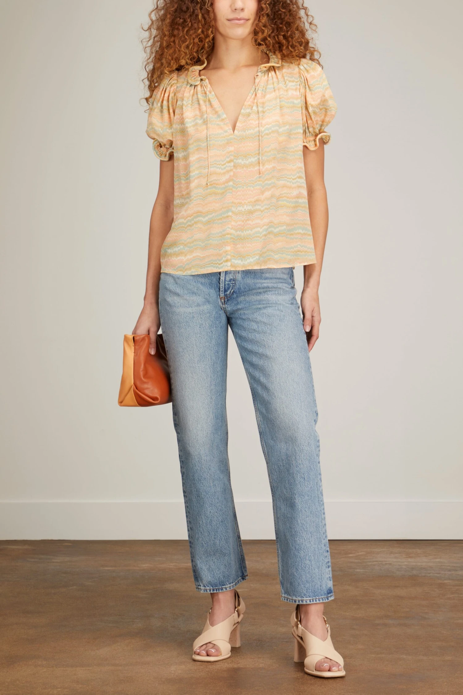 ULLA JOHNSON Corine Top In Opal 2 ULLA JOHNSON Corine Top In Opal - Image 2