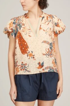 ULLA JOHNSON Kai Top In Egret -Ulla Luxe Sales Store ulla johnson kai top in egret 2