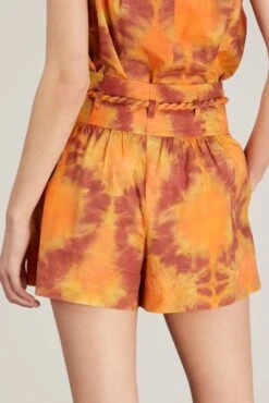 ULLA JOHNSON Marin Short In Red Topaz -Ulla Luxe Sales Store ulla johnson marin short in red topaz 3