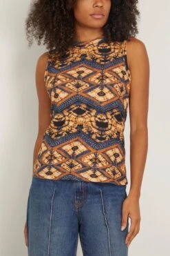 ULLA JOHNSON Ines Top In Constellation -Ulla Luxe Sales Store ullajohnson InesTopinConstellation 2