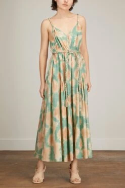ULLA JOHNSON Valentina Dress In Calcite -Ulla Luxe Sales Store valentinadressincalcite 2
